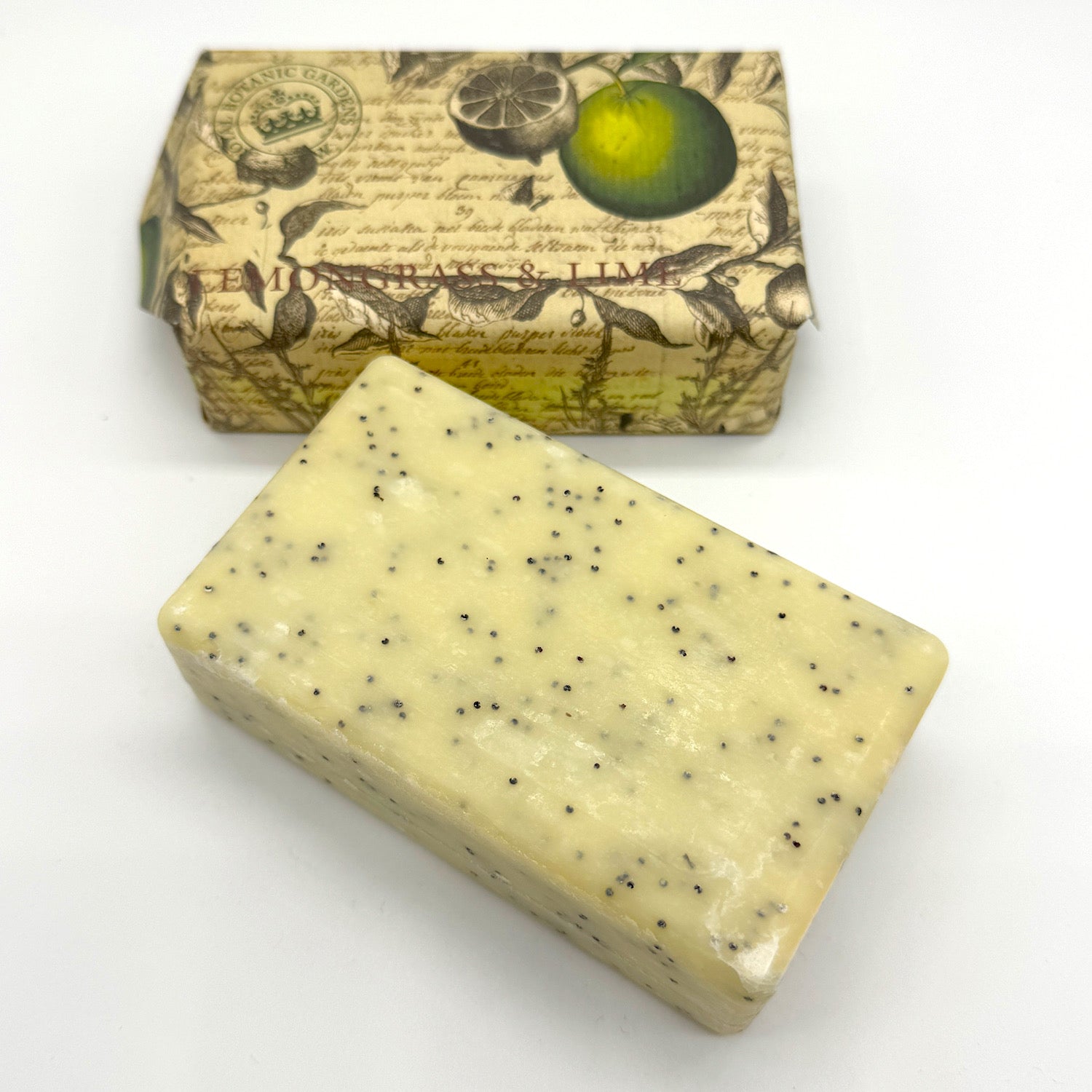 ENGLISH SOAP COMPANY Scrub Soap Lemongrass & Lime / KEW GARDEN SERIES