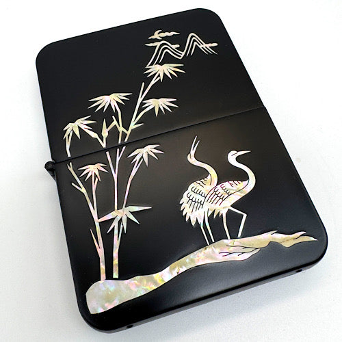 A lucky item with a lucky ending, mother-of-pearl GOLD kit, 2 cranes