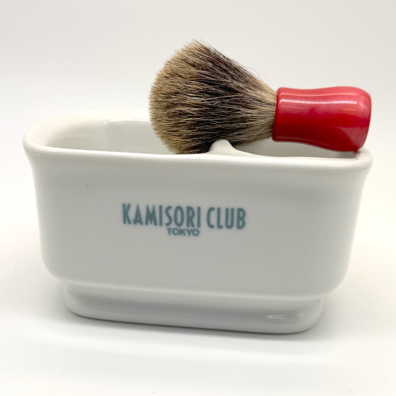 クラシカルシェービングスターターキット ミニサイズのシェービングブラシ インペリアルレッド 限定3pcs