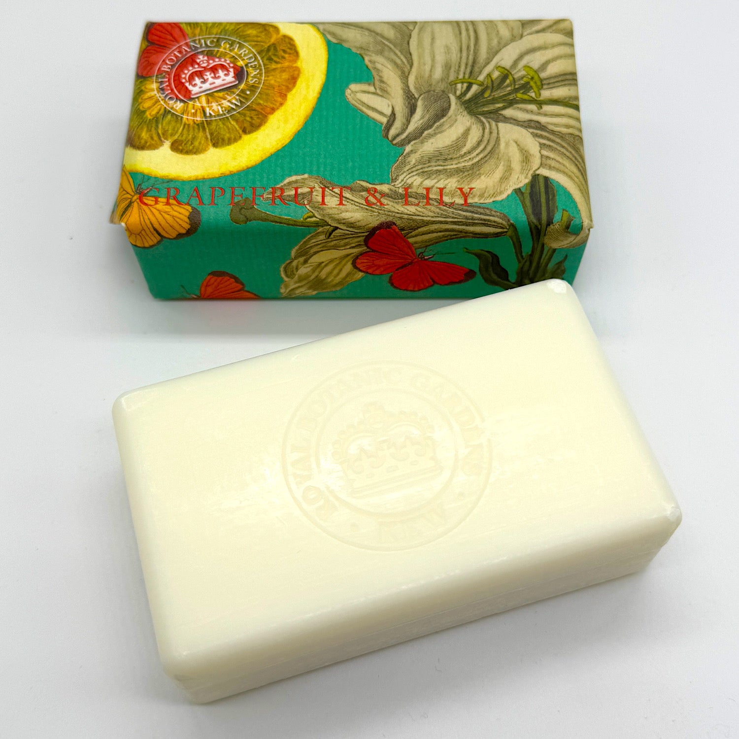 ENGLISH SOAP COMPANY Luxury Shea Soap Grapefruit &amp; Lily / KEW GARDEN SERIES