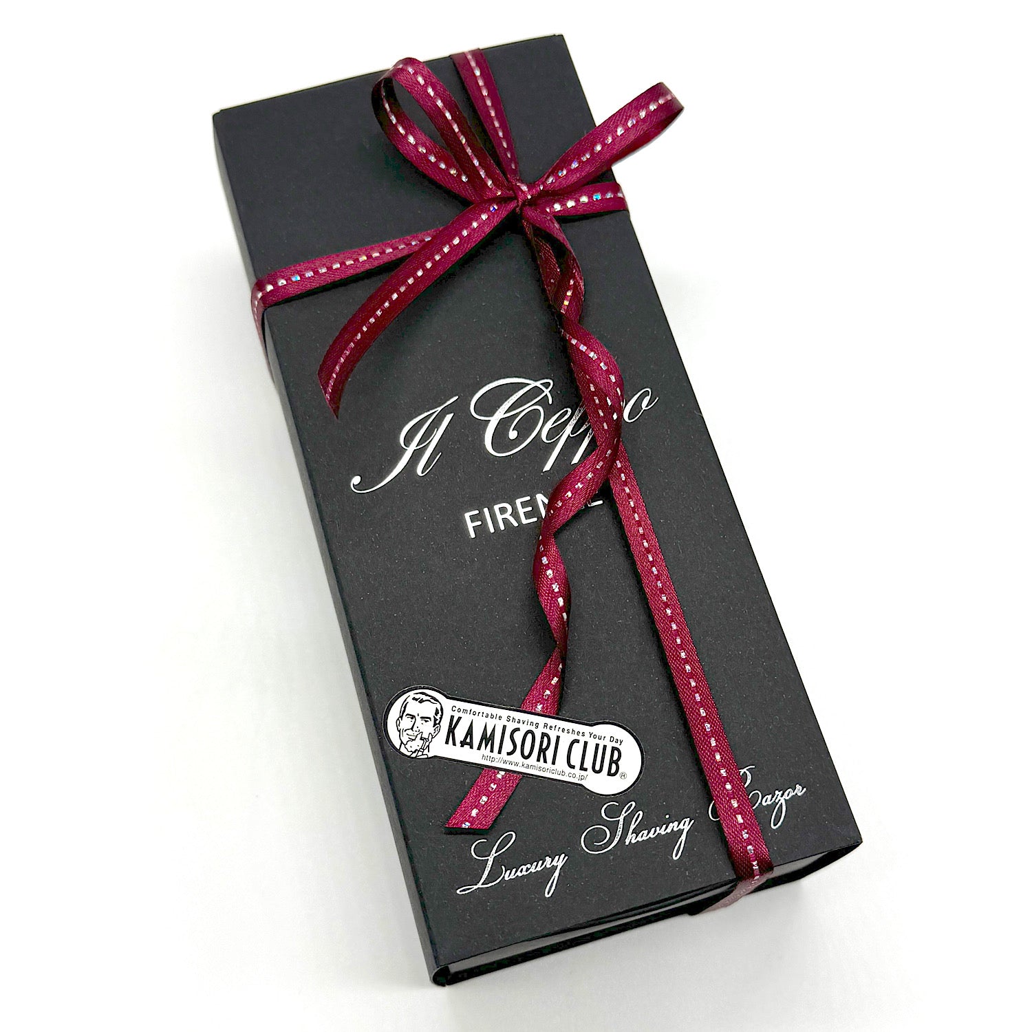 You can experience the shaving of your predecessor a century ago! That's such a razor! [Name insert/gift] OLD FLORENCE OTTONE INVECCHIATO SAFETY double -edged razor