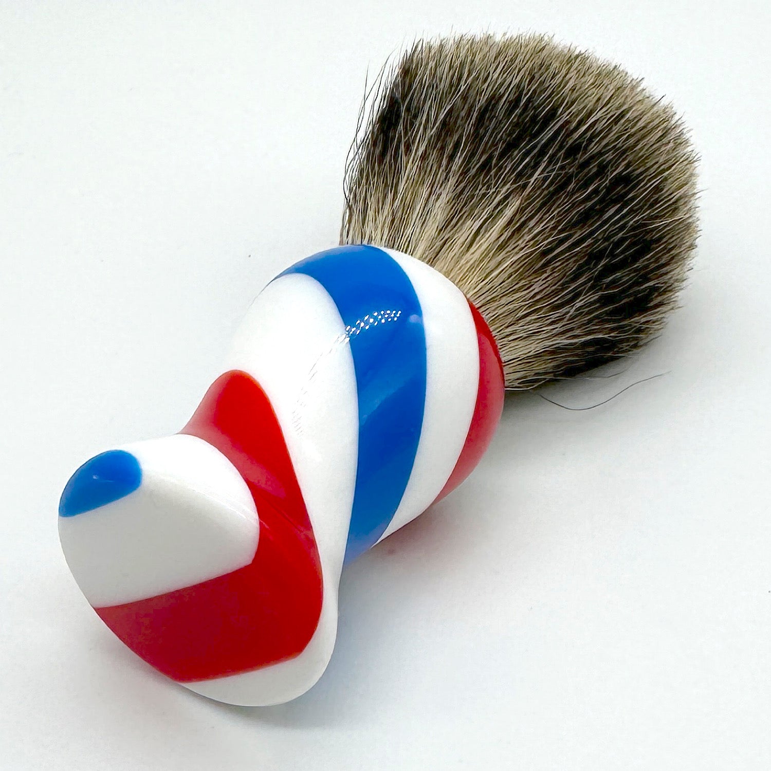 Sign pole color brushes familiar to barbershops