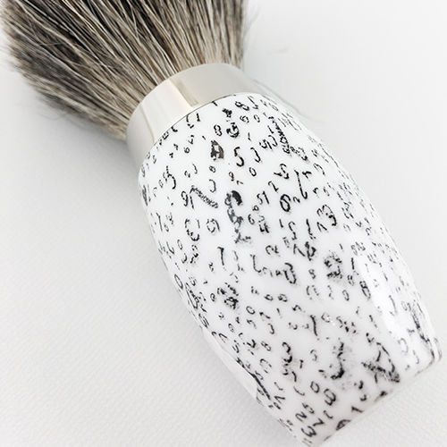 Shaving brush (bleeding hair) Numero Silver Tip Brush B204