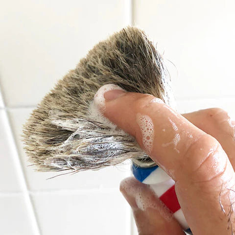 뭐라고! 또한 얼굴 -세척 브러시의 경우. Mokomoko 폼 기능 [이름 포함/선물] Razor Club Original Italian Shaving Brush Naming Service